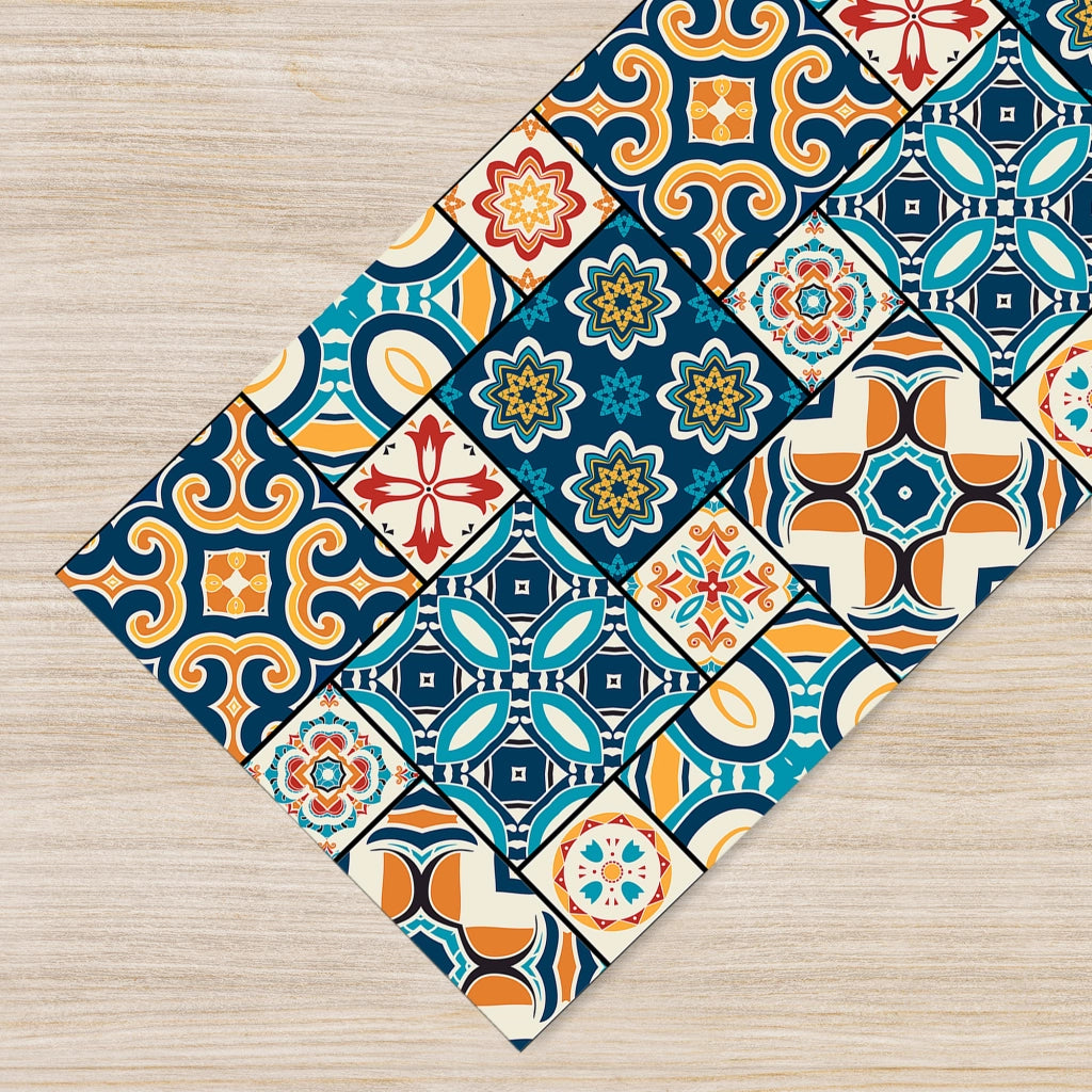 Tappeto passatoia antiscivolo made in Italy diversi modelli 50x340cm - Multicolor