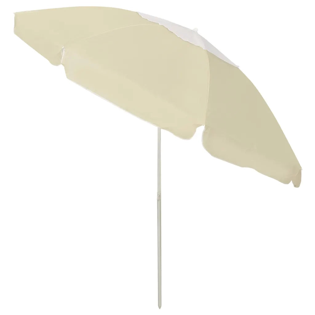 Ombrellone da Spiaggia Giallo Sabbia 240 cm 314711