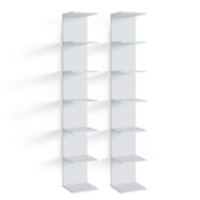 Scaffale a muro per bambini Paolo Bianco 30 x 190 cm Set di 2 Vicco