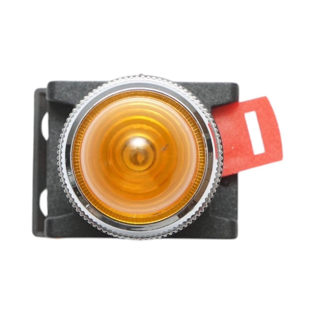 Lampada di segnalazione a LED gialla 24V AC/DC 22mm Breckner Germany