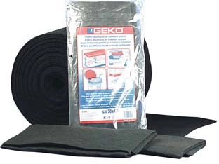 FILTRO PER CAPPE AI CARBONI ATTIVI- - cm.50x100 - 5 pezzi GEKO