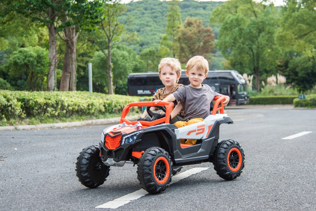 Auto UTV per Bambini ¨C zephmum ¨C 2 Posti, 12V, Telecomando, per 3-6 Anni