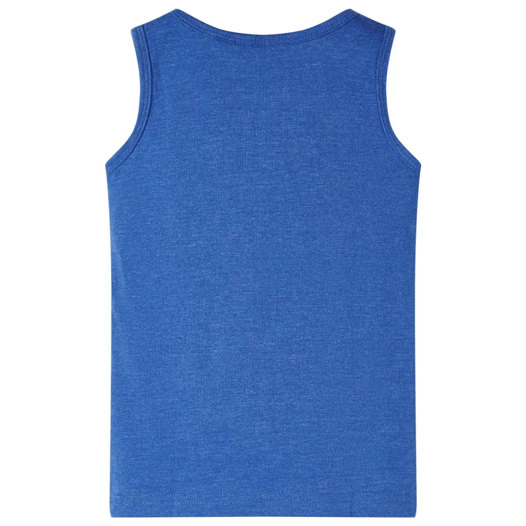 Canotta da Bambino Blu Mélange 104 11660