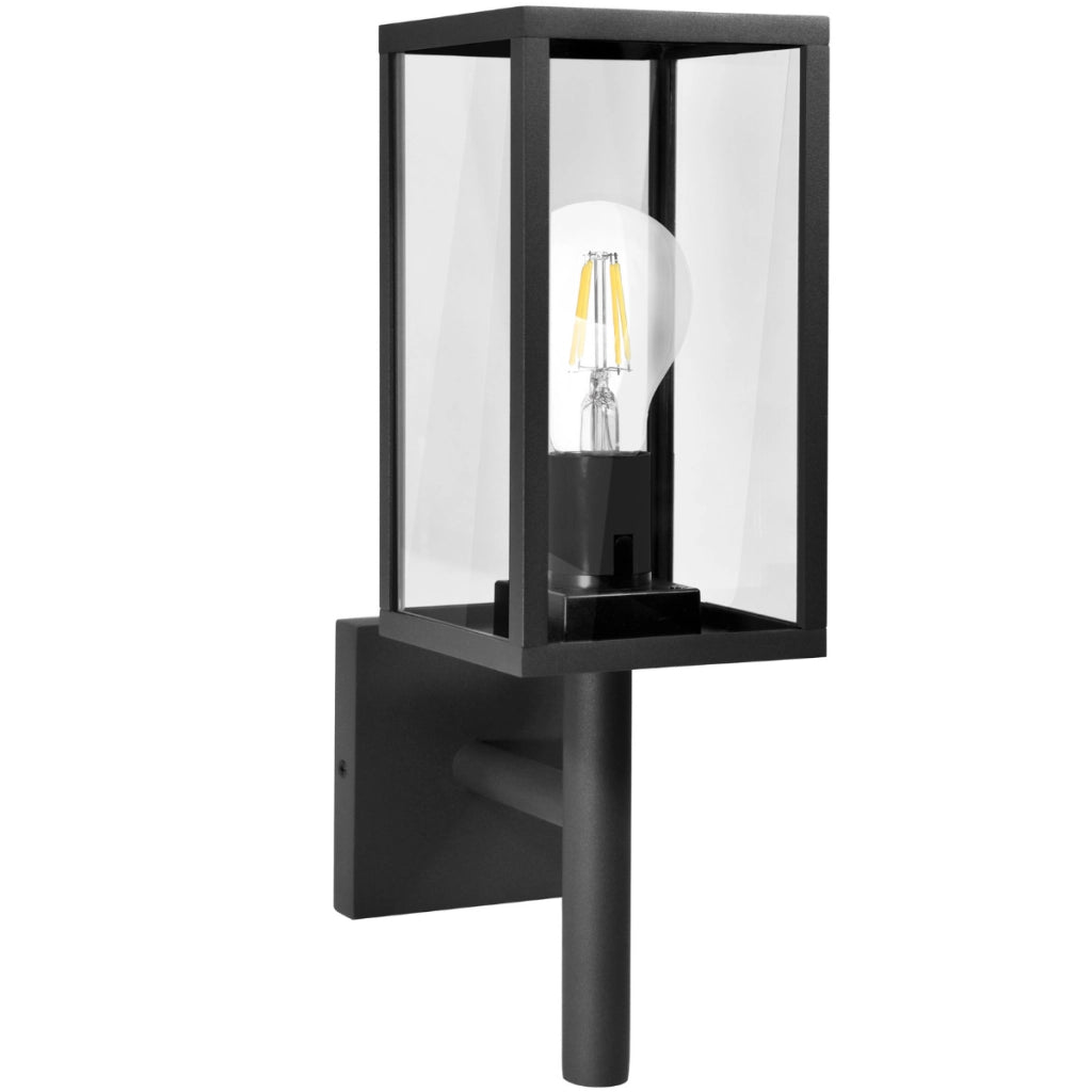 Applique esterna Polux Malmo 309181 grafite E27 IP44