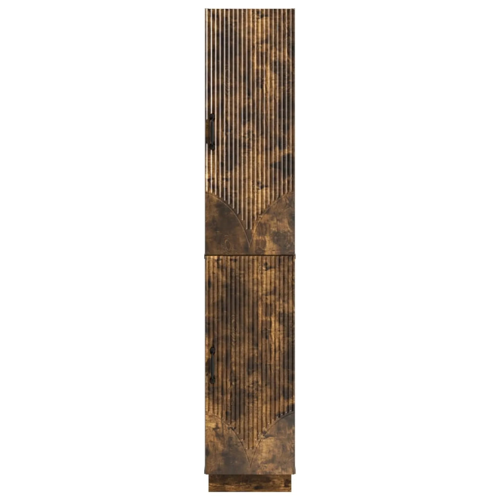 Set di armadi 2 pz Rovere Fumo Legno ingegnerizzato 3416795