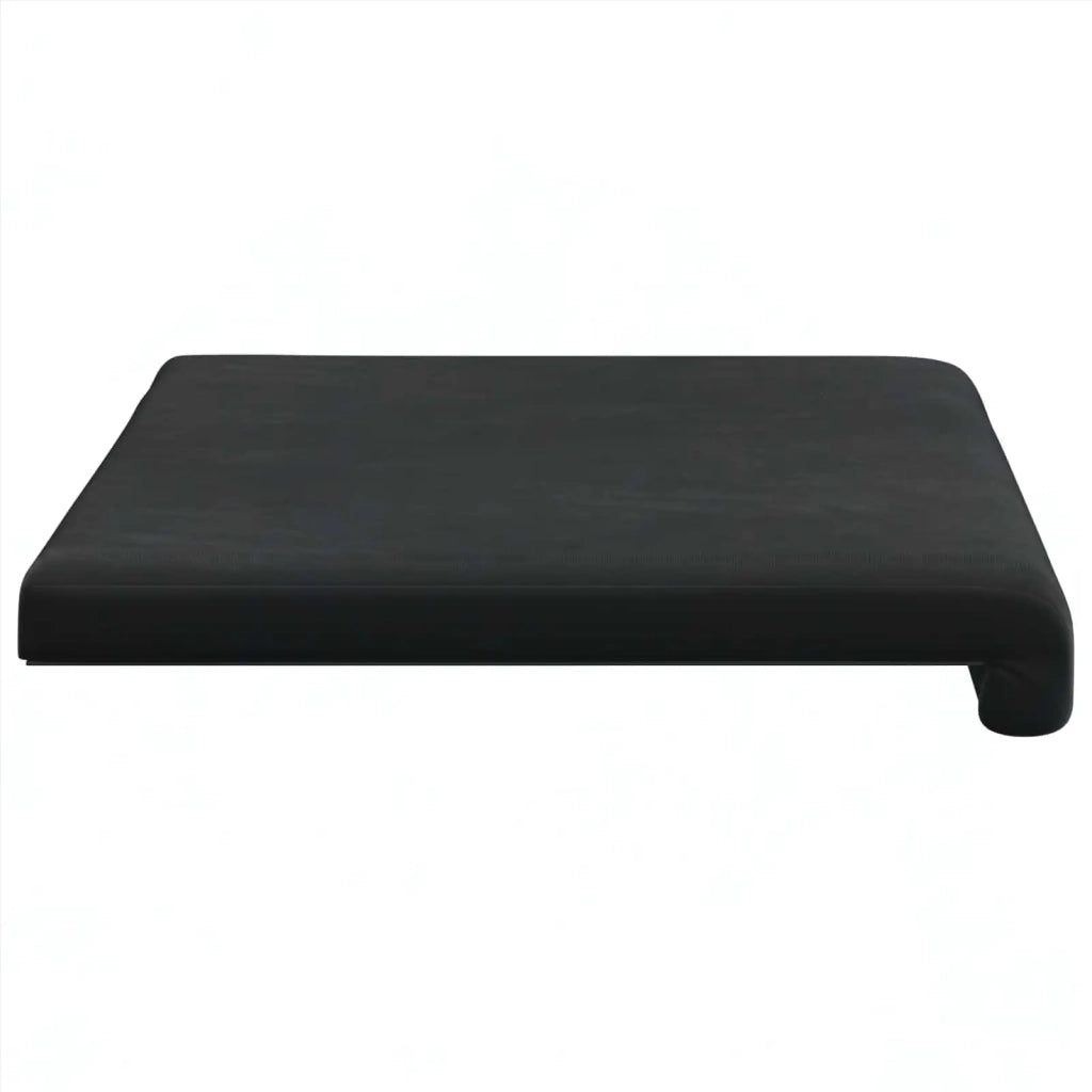 Cuscino per panchina Velluto (V) Nero Profondità 35 cm 42043181