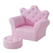 Divano 2 posti con pouf ¨C Minimal ¨C rosa