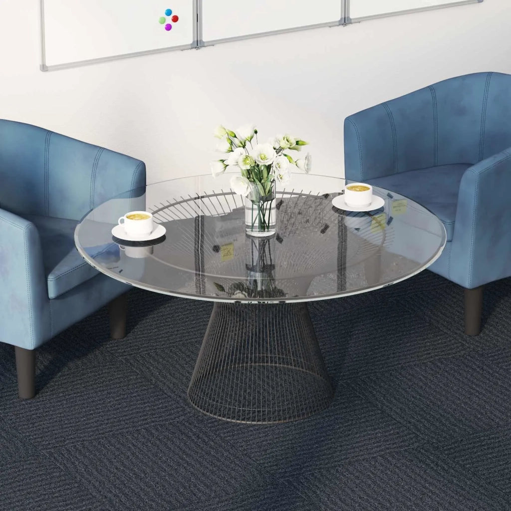 Piastrella per Tappeto Blu Grigio 50 x 50 cm 20 pz PP e Bitume CFW3945435