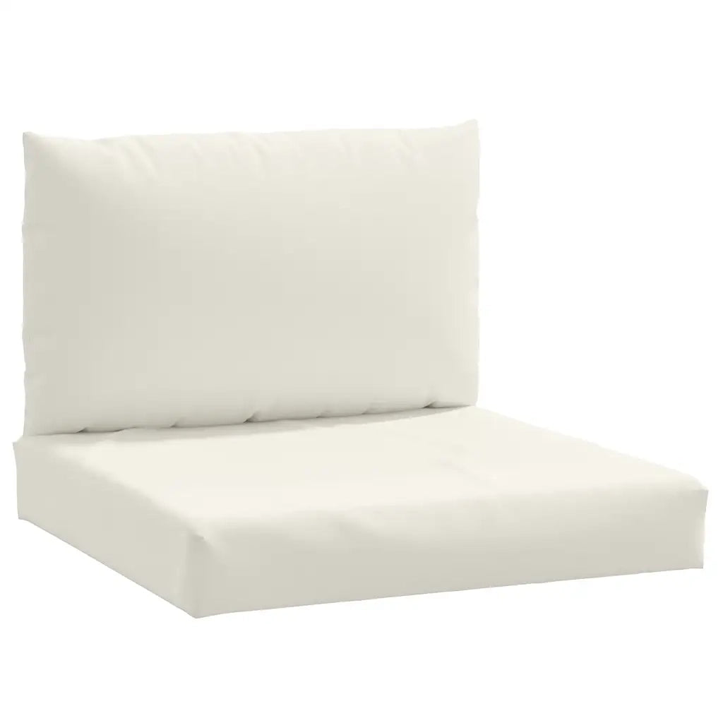 Cuscini per Pallet 2 pz | Cuscini per sedie Crema M¨¦lange in Tessuto