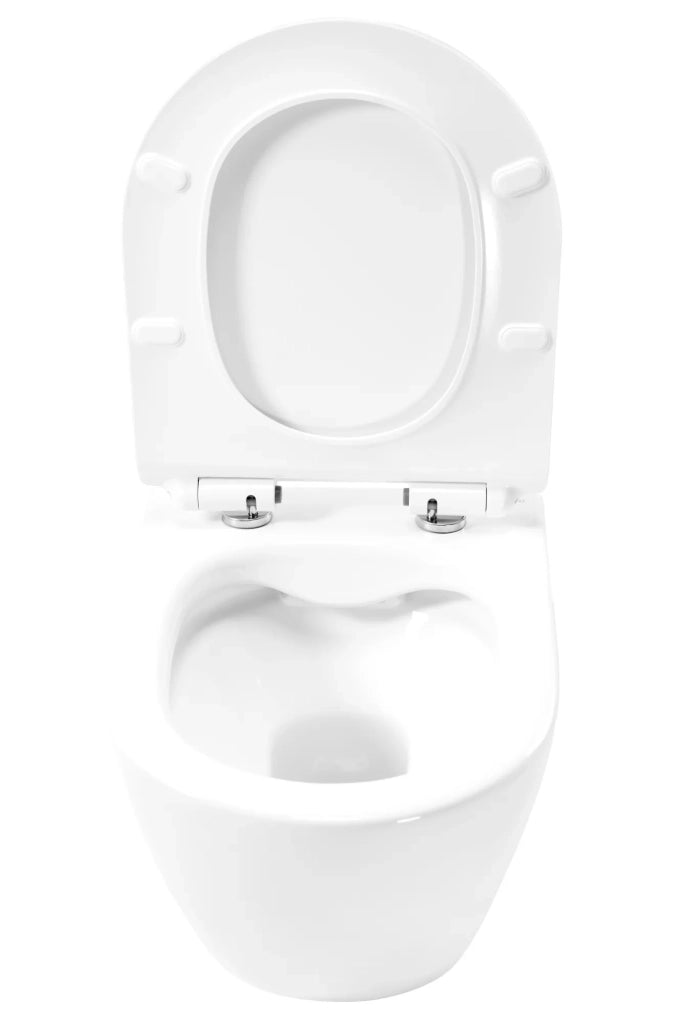 Set Wc Vaso + Bidet Carter Bianco Sospeso