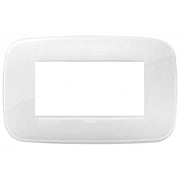 VIMAR EIKON - PLACCA ROUND 4M BIANCO ICE