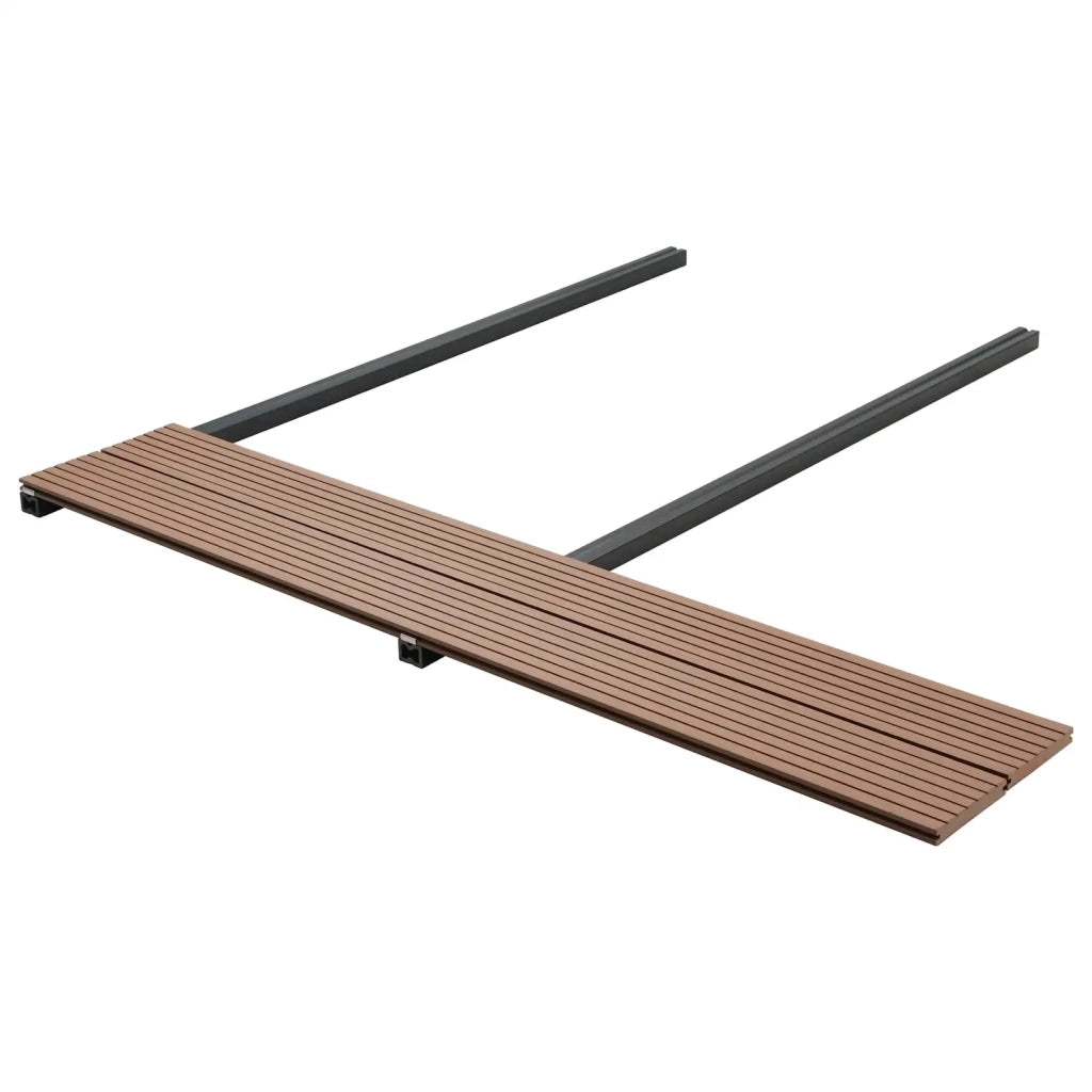 Pavimento da Deck 6 pcs Marrone Chiaro WPC 42046646