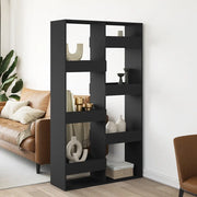 Divisorio Ambienti | Divider per stanze | Paravento Nero 100x33x175 cm in Truciolato
