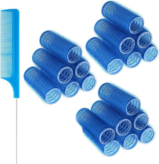 Kit di krulspilli senza calore per capelli lunghi, medi e corti - 19 pezzi