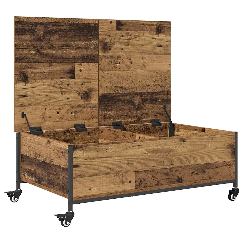 Tavolino da Salotto-Tavolino da soggiorno-Tavolo Legno vecchio 91 x 55 x 32 cm