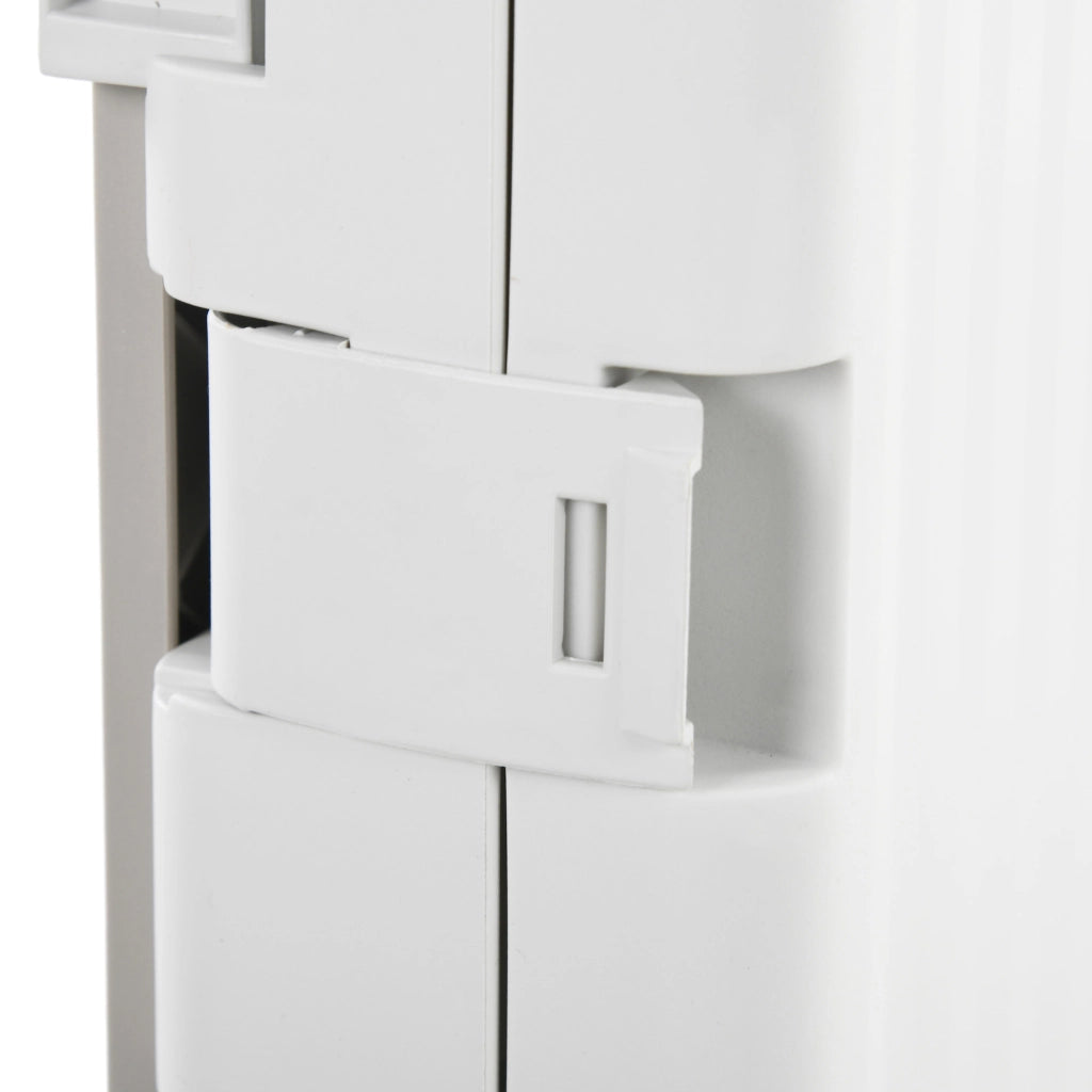 Carrello per la spesa con 2 ruote e manico regolabile ¨C Minimal ¨C 41,5x32,5x85 cm bianco