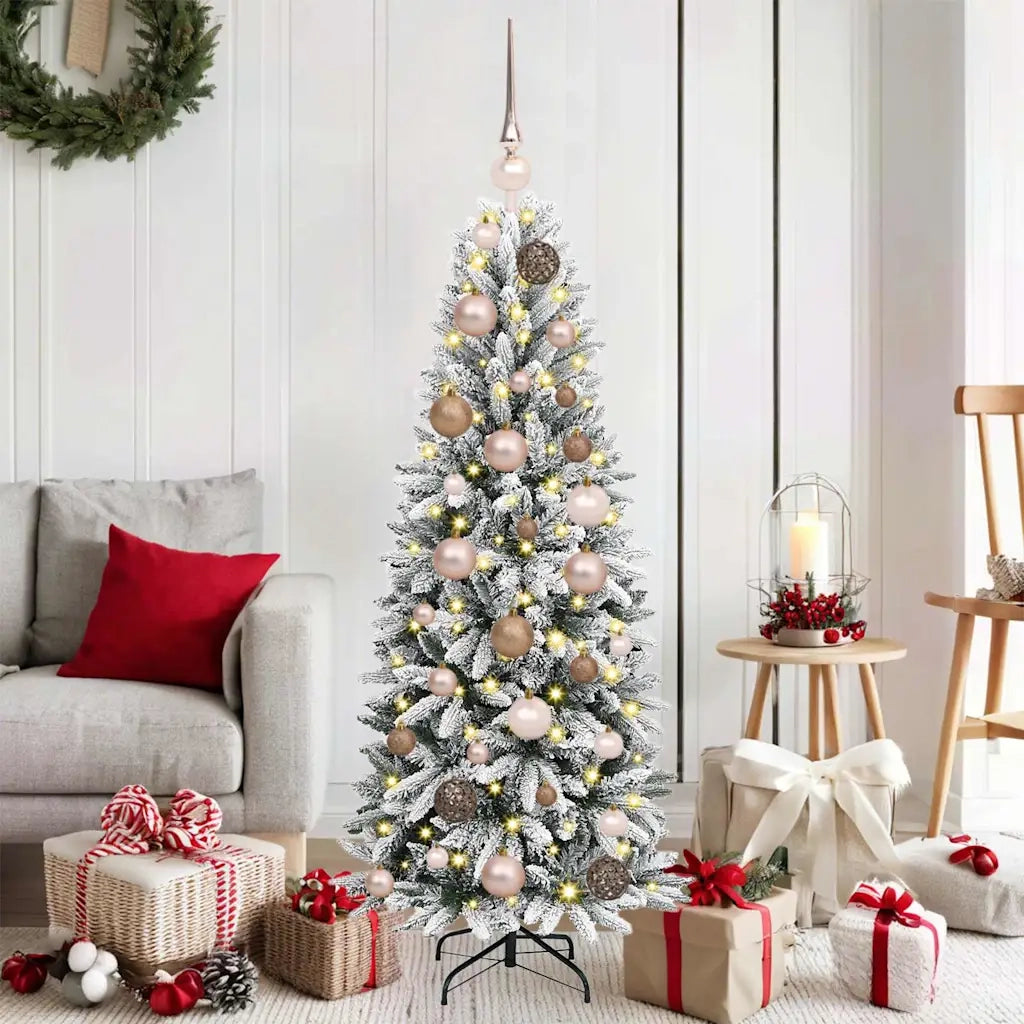 Albero di Natale artificiale con 150 LED Bianco 120 cm 3396019