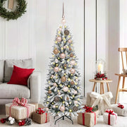 Albero di Natale artificiale con 150 LED Bianco 120 cm 3396019