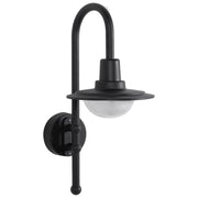 Lampada LED da Parete per Esterni in Alluminio Nero Design Moderno