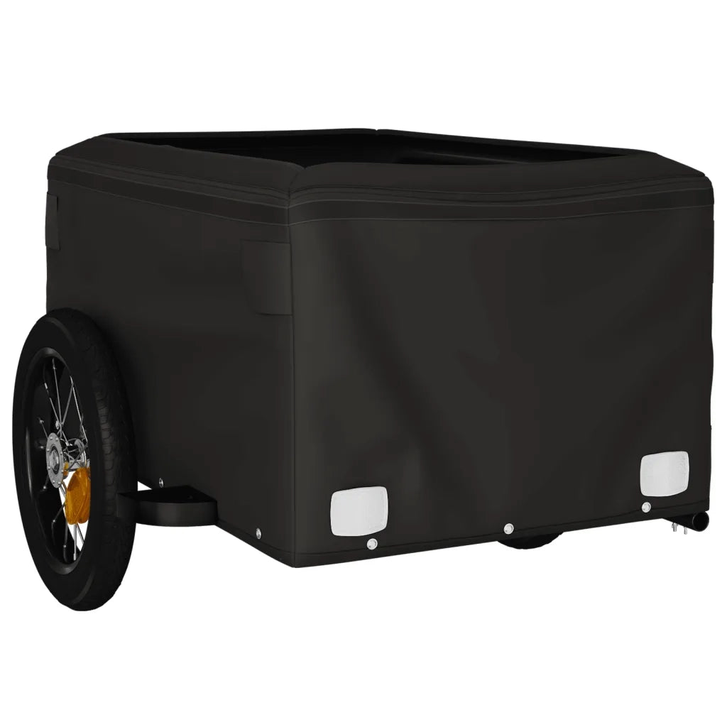 Rimorchio da Bici Nero e Rosso 30 kg in Ferro CFW6687605