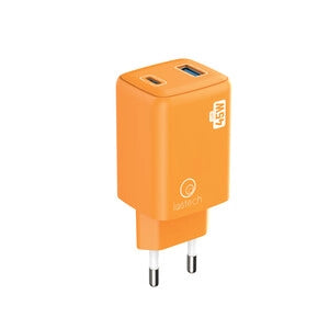 CARICATORE GAN 45W ARAN.USB-C/USB-A CAVO USB-C/USB-C