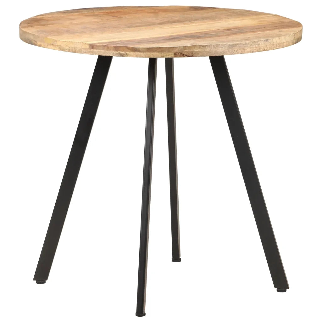 Tavolo da Pranzo 80 cm in Legno di Mango Grezzo 320483