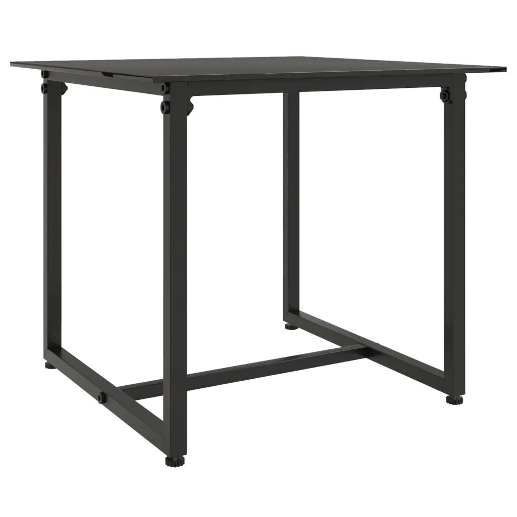 Set Divani da Esterno 3 pz con Cuscini in Polyrattan Nero 319192