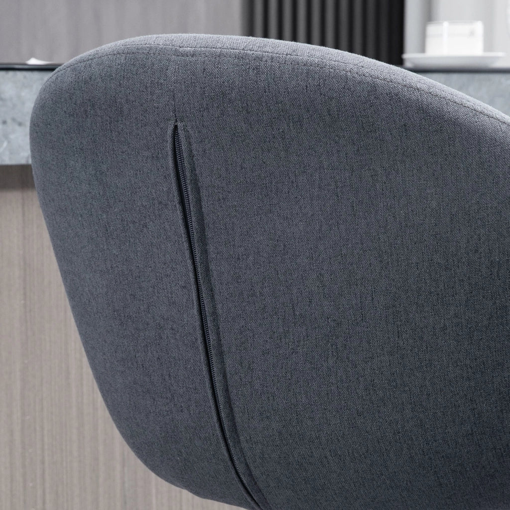 Sgabello da Bar con Poggiapiedi ¨C Minimal ¨C Grigio 54x54x112 cm