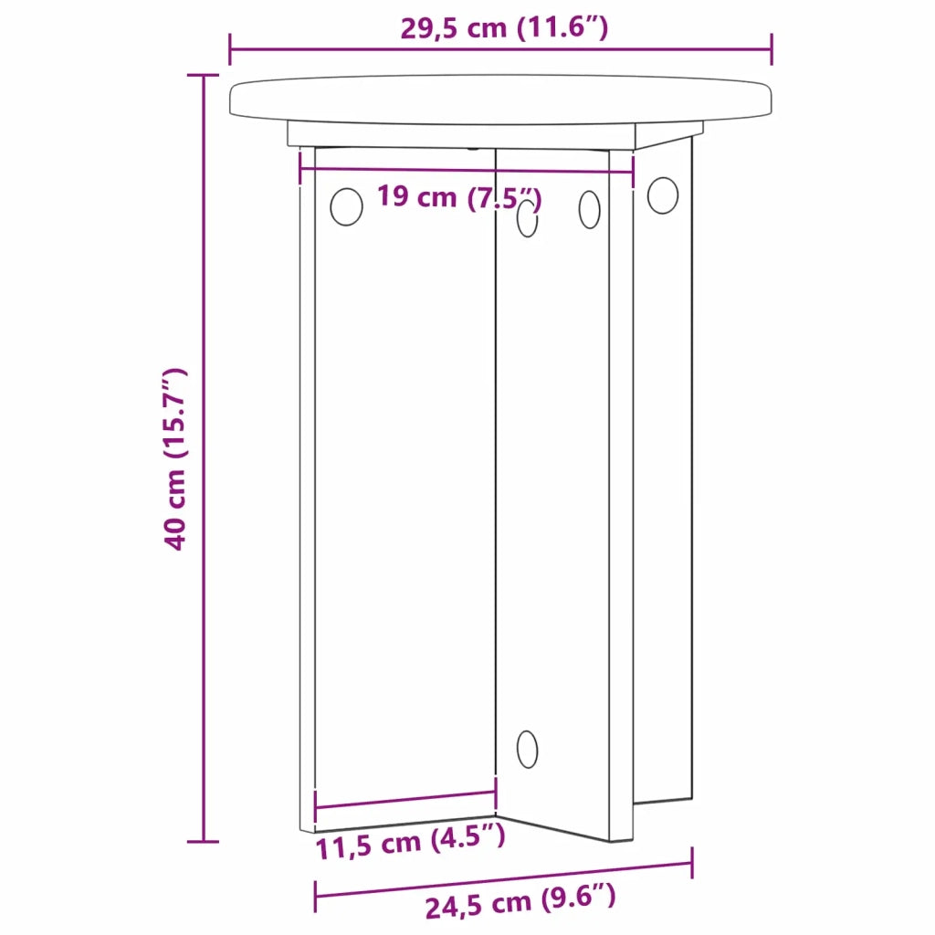Supporto per piante | Sostegno per piante 2 pz Bianco ?29,5 x 40 cm