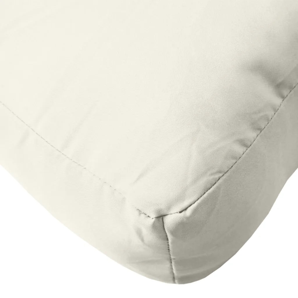 Cuscini per Pallet 3 pz | Cuscini per sedie Crema M¨¦lange in Tessuto