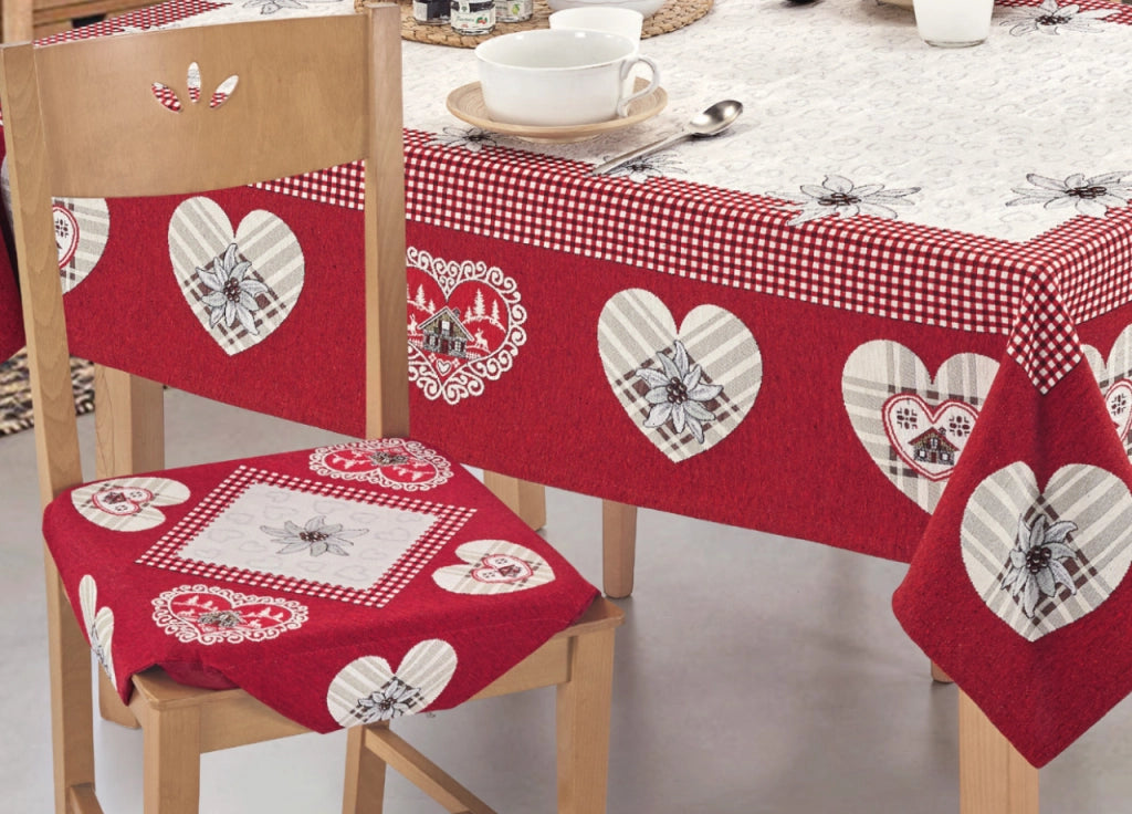 Set Cuscini Coprisedia Imbottiti Cinigliati Sfoderabili Modello Ortles - Aletta 6Pz - Ortles