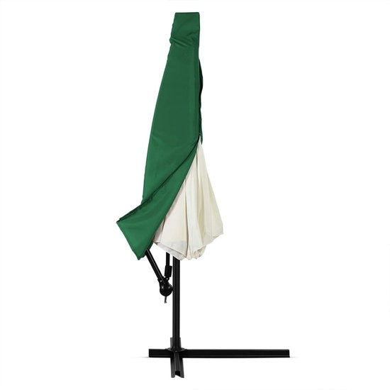 Ombrellone a Parete per Giardino 3,5m Ombrello a Parete Rits Idrorepellente 160 g/m² Poliestere