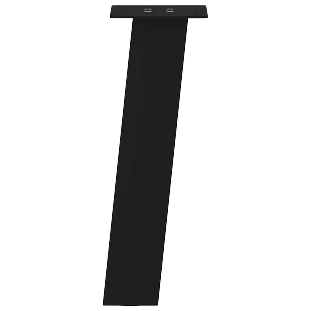 Gambe per Tavolino da Caffè 4 pz Nere 30 cm Acciaio 4012496