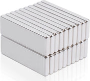 Magnetici rettangolari a neodimio - super resistenti - 20 pezzi - 30 x 10 x 3 mm - per ufficio e cucina