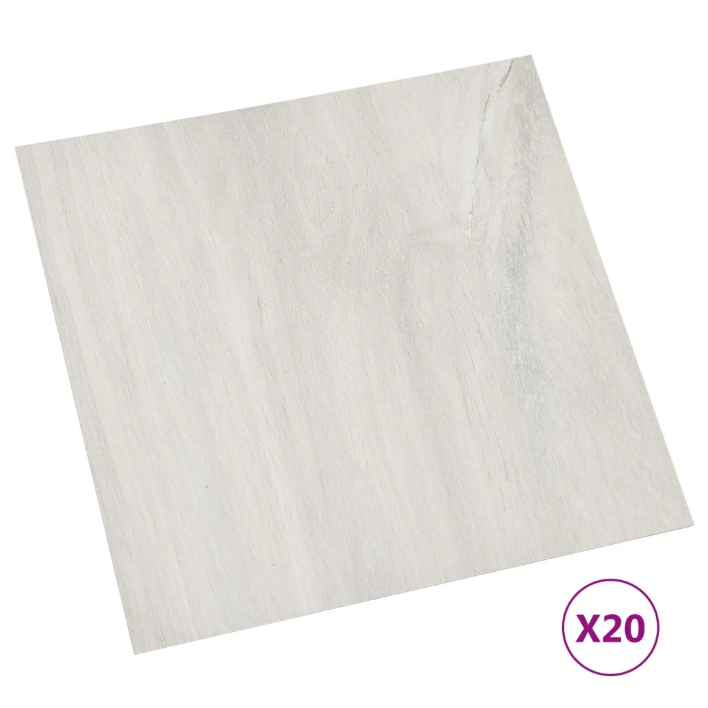 Plance per Pavimentazione Autoadesiva 30,5 x 30,5 cm 20 pcs PVC