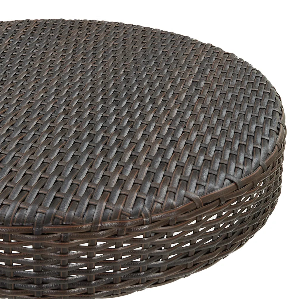 vidaXL Set Bar da Giardino 5 pz con Cuscini in Polyrattan Marrone