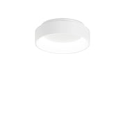 Plafoniera Moderna Ziggy Metallo Bianco Led 22W 3000K Luce Calda