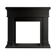 Cornice per camino rivestimento in legno L110xP36xH100 Cambridge Nero