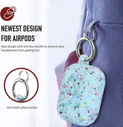 Hoes in silicone per Airpods Pro 2 & Pro - copia anti-perdita - ricarica wireless - giallo chiaro