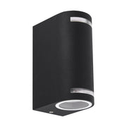 Applique esterna up-down nera 2xGU10 IP54 FOREST Struhm