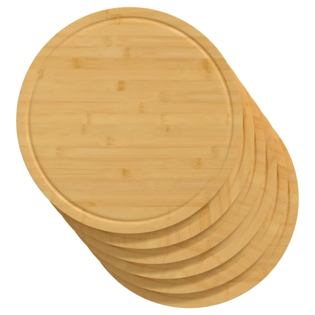Taglieri 6 pz Ã˜30x1,5 cm in BambÃ¹