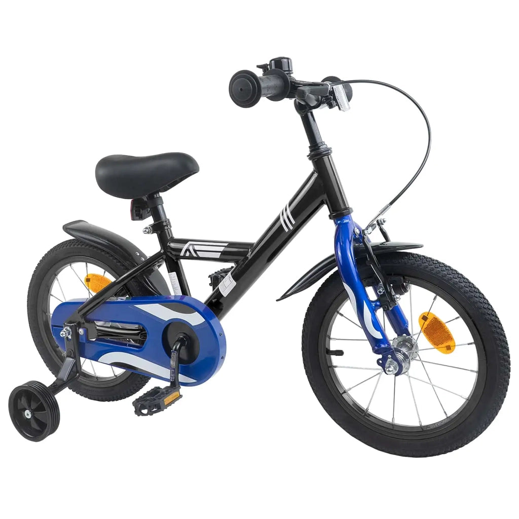 Bicicletta per Bambini 12 Pollici per bambini di 2-4 anni Nero 42009627