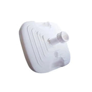 Base per ombrellone Faboss quadrata bianca 20 litri per pali Ø 20-38 mm