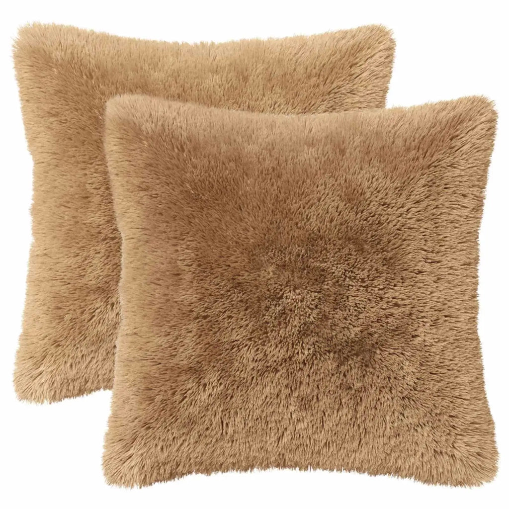 Federa 2 pcs HEERLEN Tortora 40 x 40 cm Fleece PV 908671