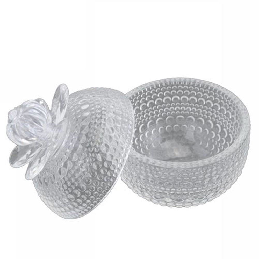 Trade Shop - Barattolo Contenitore Zuccheriera Porta Caramelle Dolci Confetti Vetro 8x9 72283 -