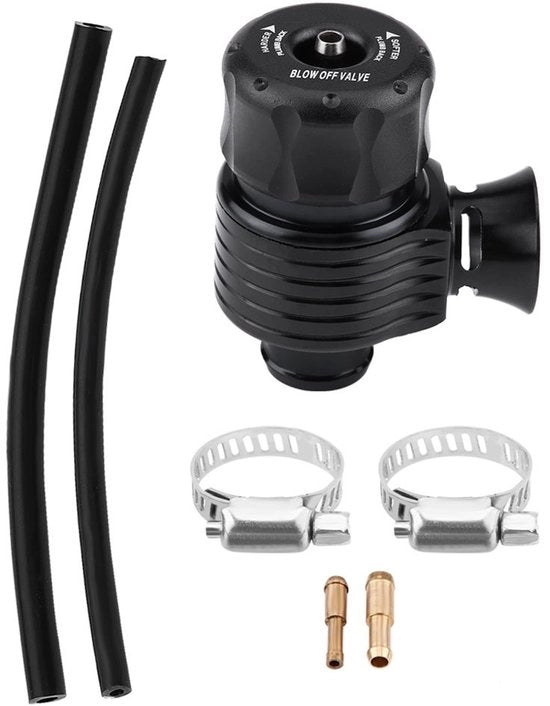 Kit di Valvola di Scarico - Valvola di Scarico Universale - Facile da installare - 25mm - Ventilatore Turbo - Adatto a tutti i tipi di auto