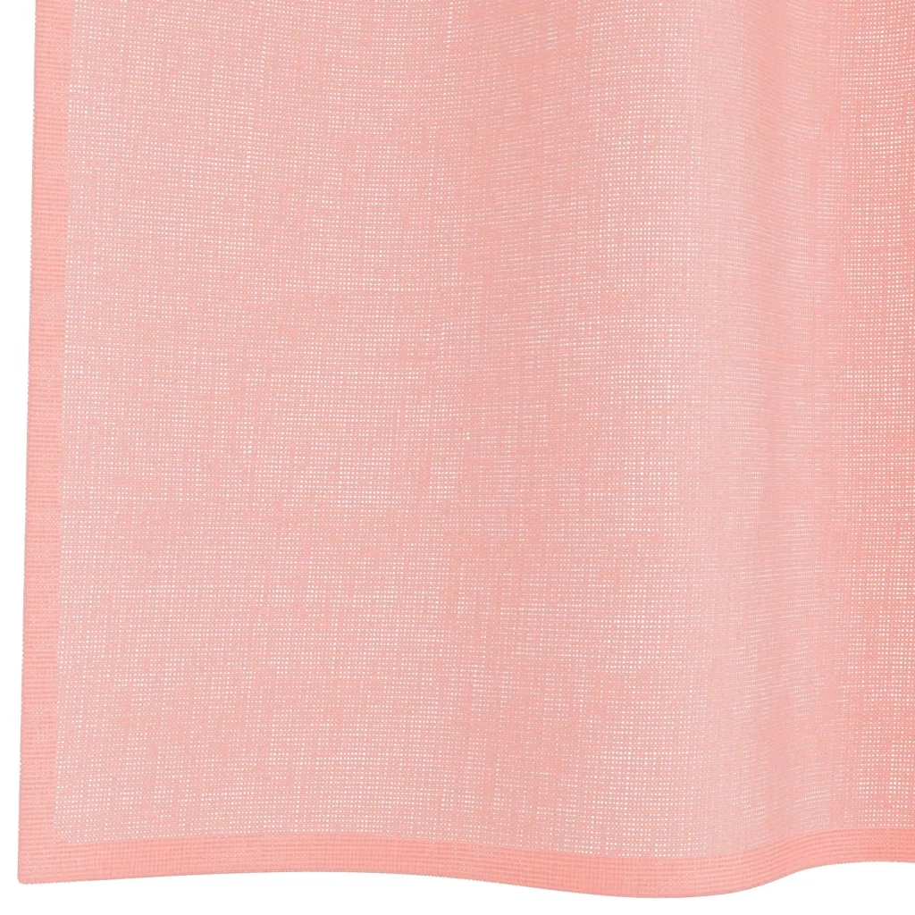 Tende in Voile con Tasche per Aste 2 pz Rosa 4102196