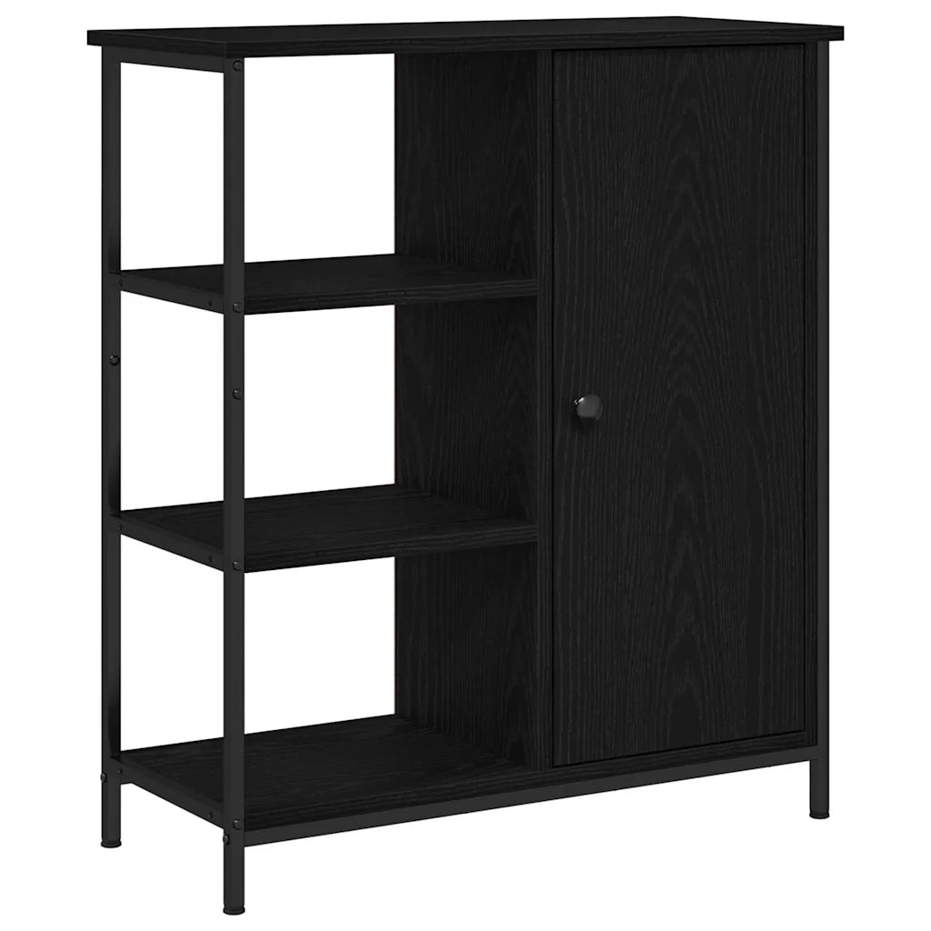 Credenza Rovere Nero 70 x 30 x 80 cm 869090