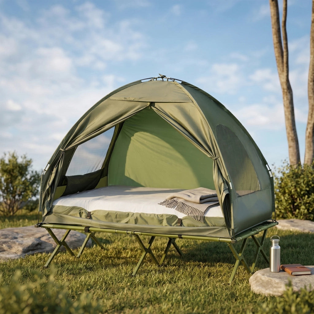 Letto da Campo ¨C Minimal ¨C Verde 70x190