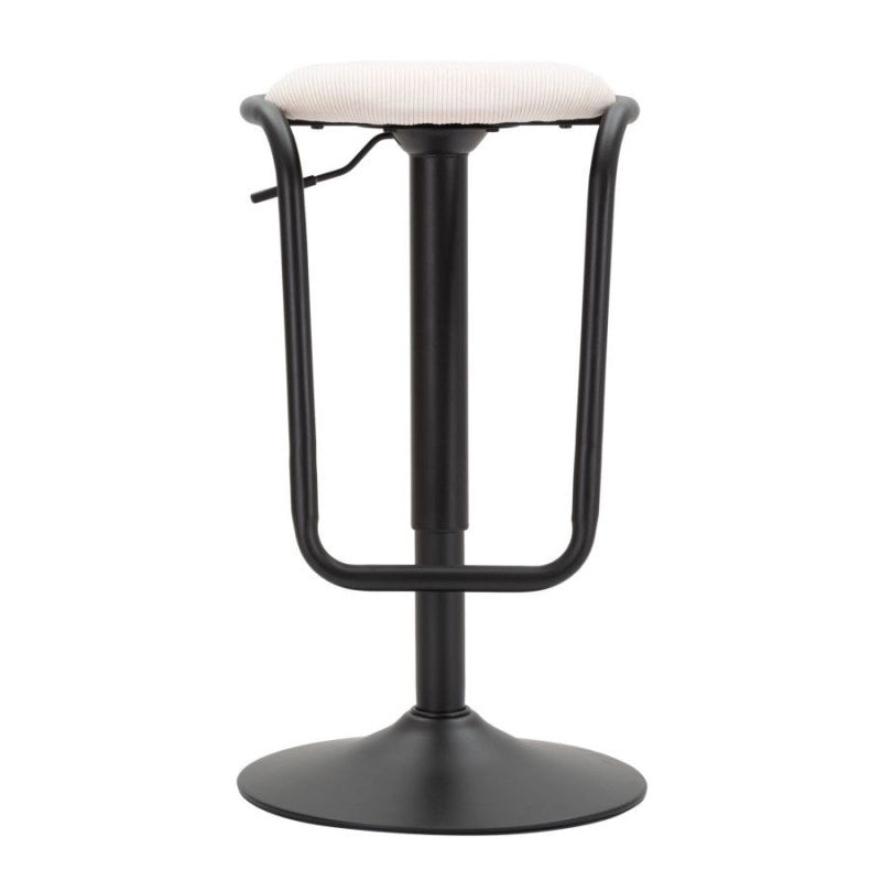 Sgabello Bar Destiny Bianco cm ø 41x61-83